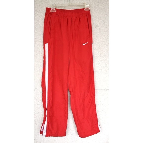 Nike | Pants | Red White Nikeathletic Sweatpants | Poshmark